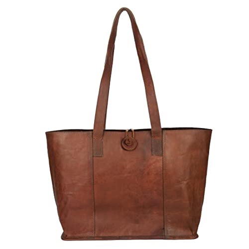 Bolso de mano para mujer estilo vintage, hecho a mano, compatible con portátiles de hasta 15.6 pulgadas