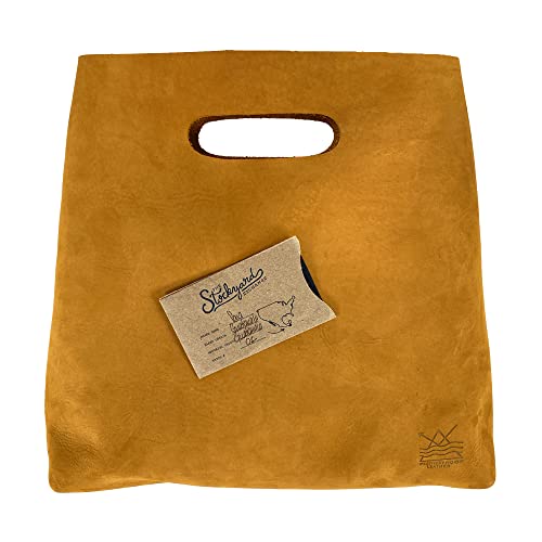 Bolso minimalista hecho a mano de piel de gamuza, accesorio de moda para mujer, estilo vintage, versátil para uso diario, viajes y compras