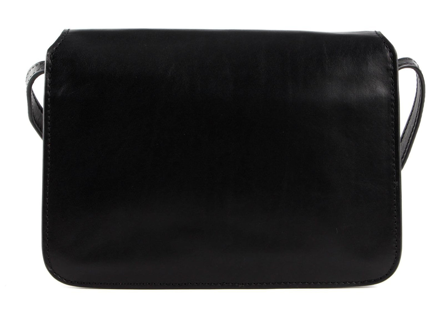 Bolsa para mujer de cuero negro elegante, estilo clásico, ideal para trabajo, viaje o uso diario