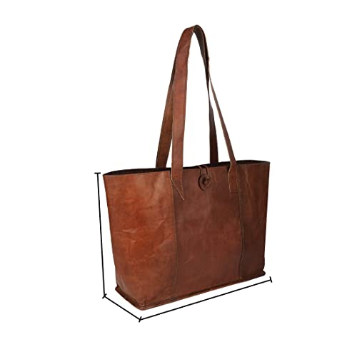 Bolso de mano para mujer estilo vintage, hecho a mano, compatible con portátiles de hasta 15.6 pulgadas