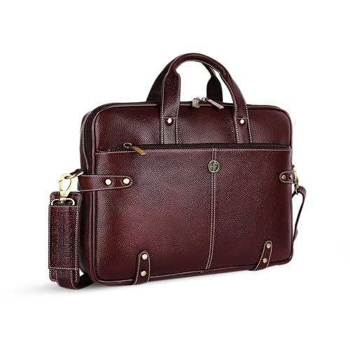 Bolso de cuero para mujer, color russet, estilo western, diseño resistente y elegante