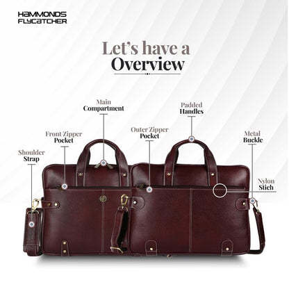 Bolso de cuero para mujer, color russet, estilo western, diseño resistente y elegante