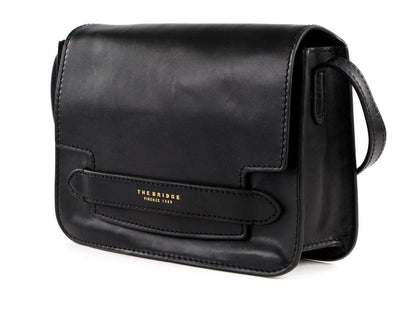 Bolsa para mujer de cuero negro elegante, estilo clásico, ideal para trabajo, viaje o uso diario